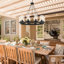 Clemons 10 - Light Dimmable Wagon Wheel Chandelier