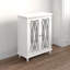 Noires 2-Door Freestanding Accent Cabinet with Glass Doors