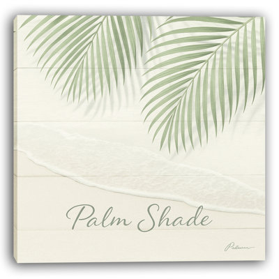 Impression sur toile Palm Shade - Coastal Serenity