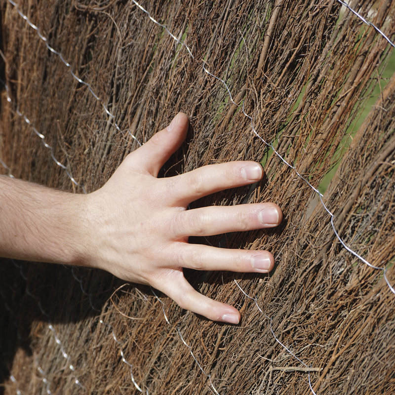 Swink Brushwood Thatch Screen Roll, 150cm H x 400cm W x 2cm D