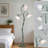 Vintage Adjustable Gooseneck Floor Lamp With 3 Flower Heads, 3 Color Temperatures & Memory Function For Living Room, Bedroom, Or Reading Corner Decoration