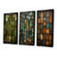 Green Stones Tiles I - Ensemble de 3 tuiles murales abstraites-329817892-329817917