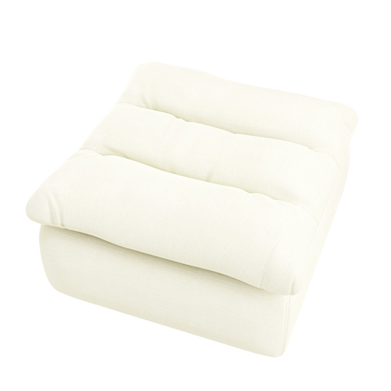 Lazy Floor Sofa, Beige Foam