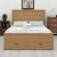 Base de lit en bois avec tiroirs-1928819055