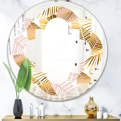 Miroir mural Palm Leaves II