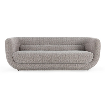 Nico 93" Upholstered Sofa in Brick