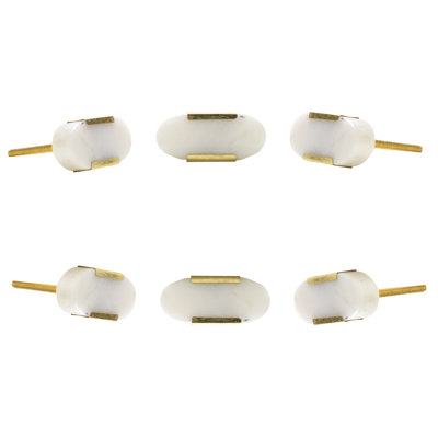 2 1/4" Length Oval Knob Multipack