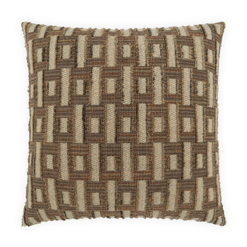 Gilbert Throw Pillow, Russet, 24"H x 24"W