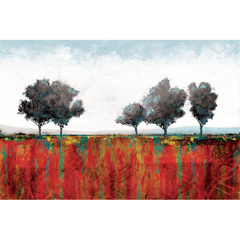 Bright Tree - Wrapped Canvas Print, 20cm H x 30cm W x 3.8cm D