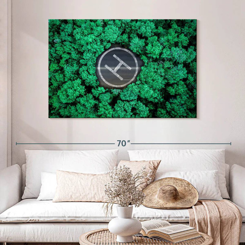 Mehar Jungle Helipad, 32" H x 48" W