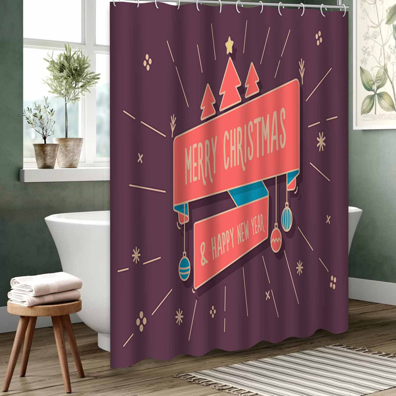 Rideau de douche transparent transparent, rideaux de douche pour la salle de bain avec 12 crochets, 72" L x 78" W