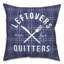  Housse et insert de coussin rectangulaire restants Are for Quitters-756780025