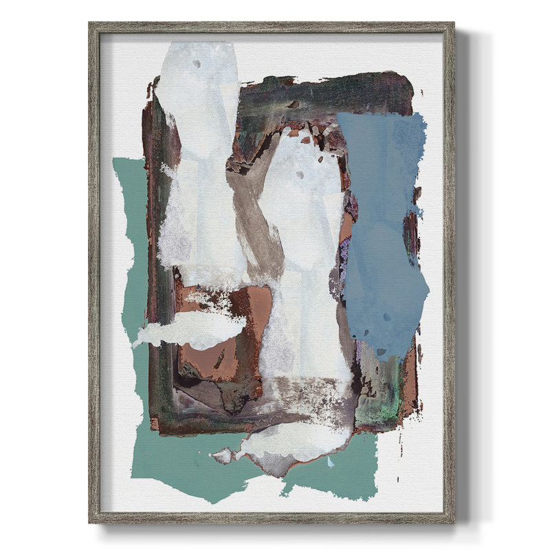 «Brights Soft Wash I», reproduction encadrée - bois massif, H 11 po x l 9 po