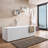 67" x 32" Freestanding Soaking Acrylic Bathtub-83677362