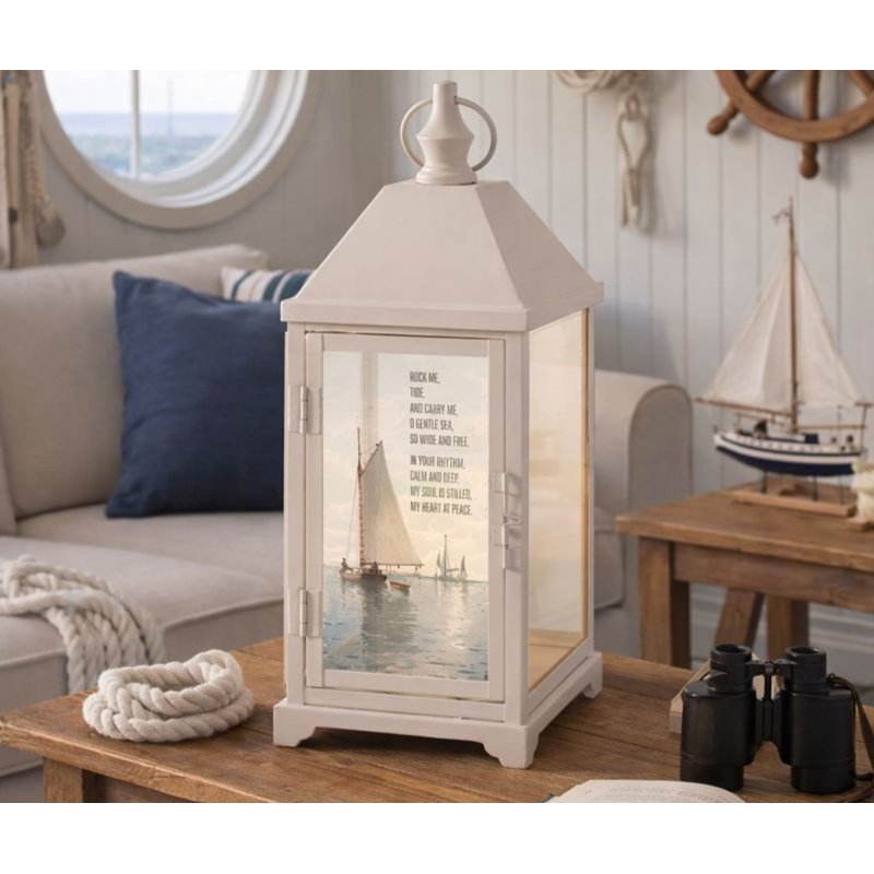 Lantern Sailboat Rock Me Tide