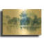 «Blue Pond Reflections» par Katrina Pete, art mural en métal doré, 16 po x 12 po-396137592