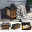 Banc de rangement en similicuir