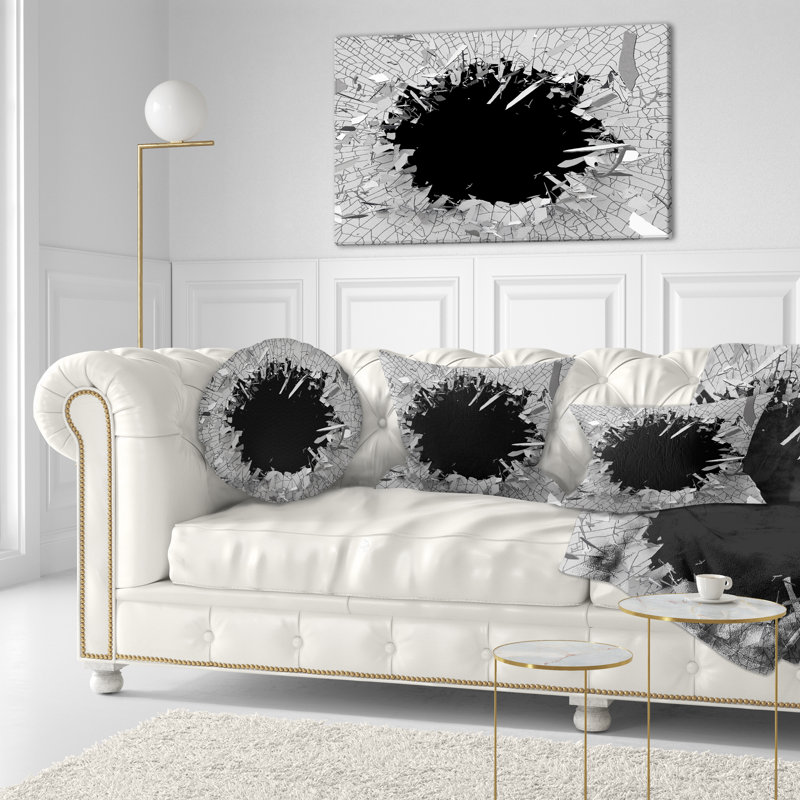 Coussin lombaire abstrait