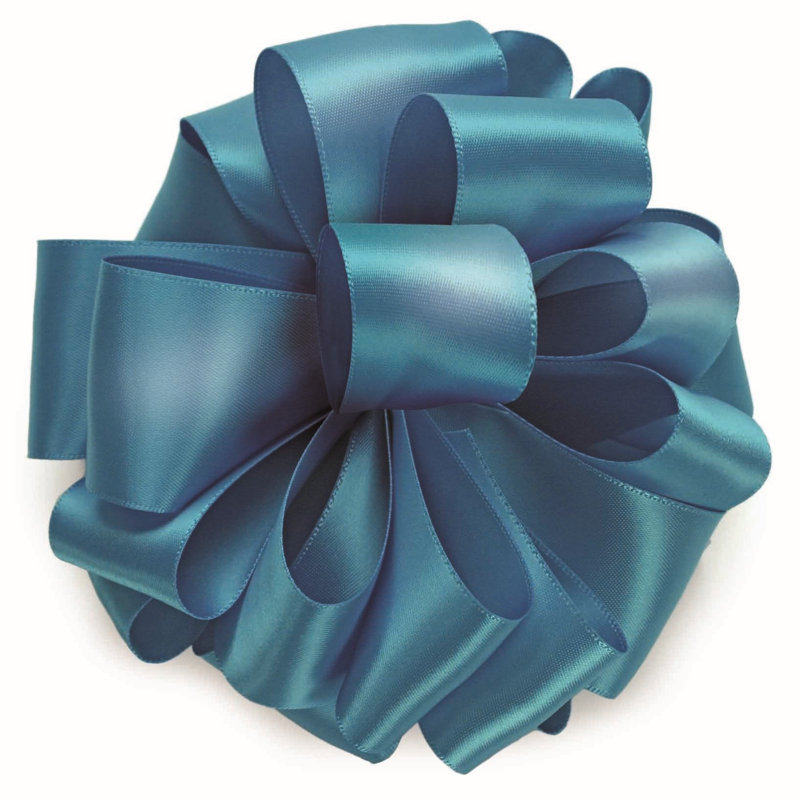 Ruban double face, Turquoise