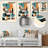 Modern Abstract Wall Decor on Metal-984205562