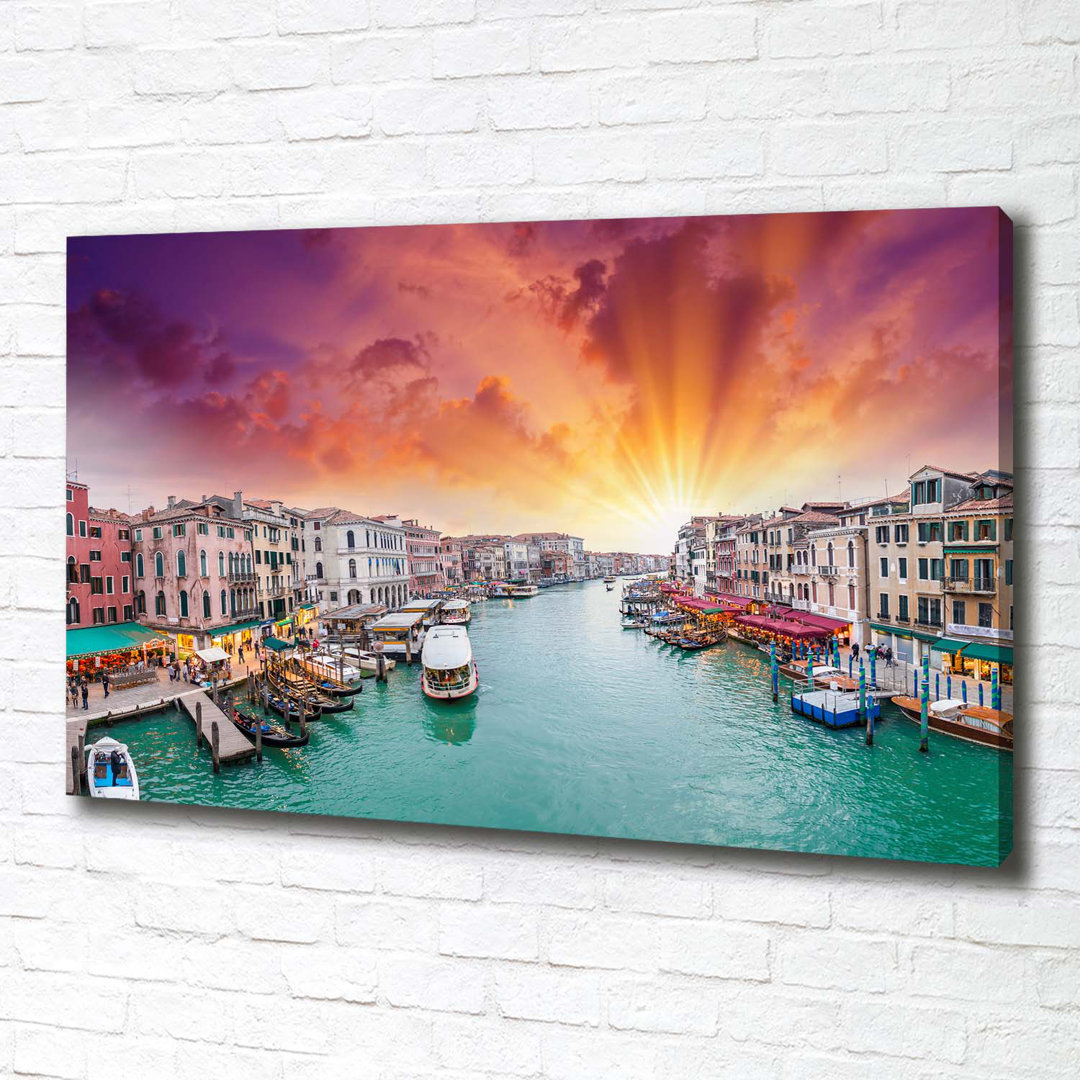 Venedig - Kunstdrucke auf Leinwand - Wrapped Canvas