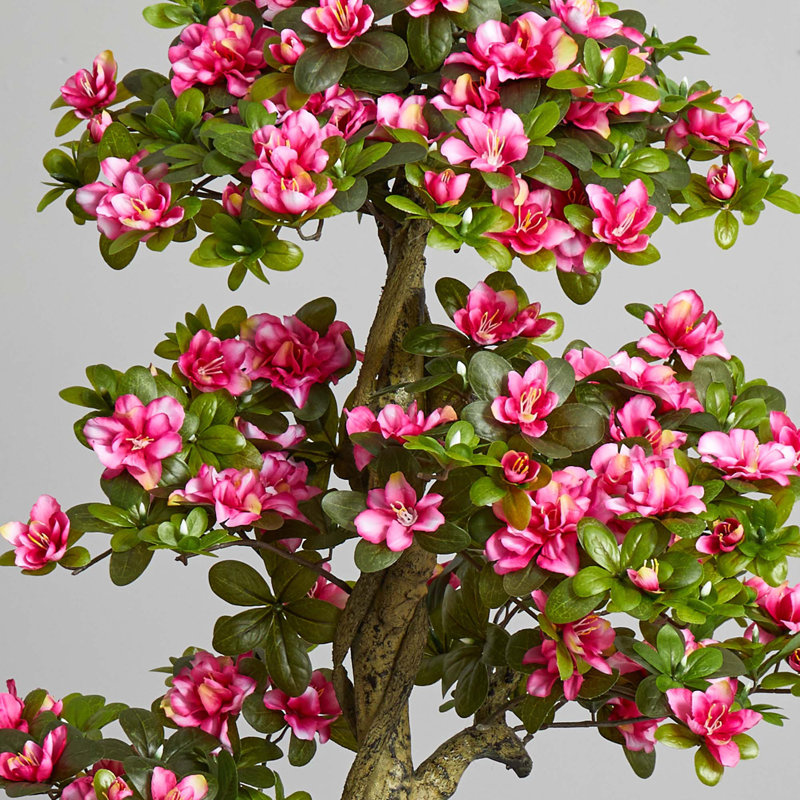 Plante de fleurs artificielle 60" en pot