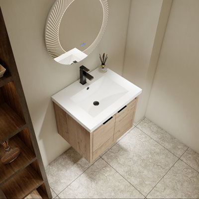 24" Vanity with Sink and Soft-Close Storage