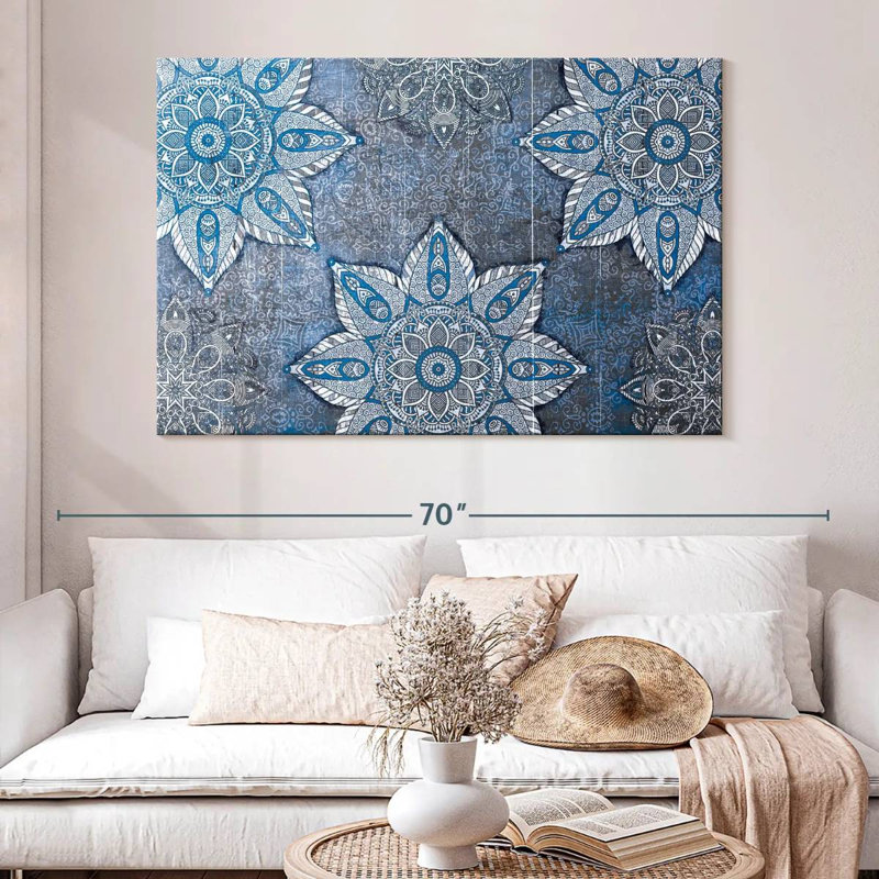 Symboles mandala arabes Kerner, H 34 po x l 51 po