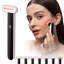 Baguette faciale de thérapie par lumière rouge, dispositif de thérapie faciale à 7 couleurs à DEL avec fonction de chauffage, massage par vibration à micro-courant, baguette de beauté à DEL portable pour le visage et le cou