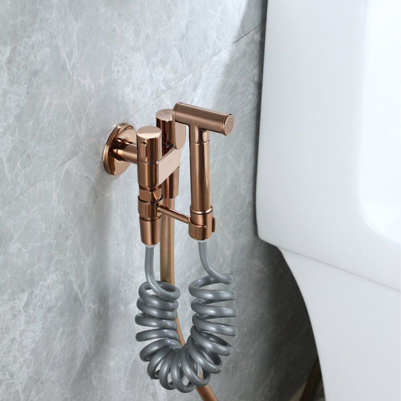 Siège de bidet allongé à la main, Or rose