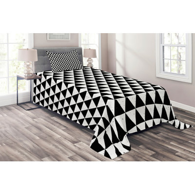 Modern & Contemporary Geometric Shapes Coverlet