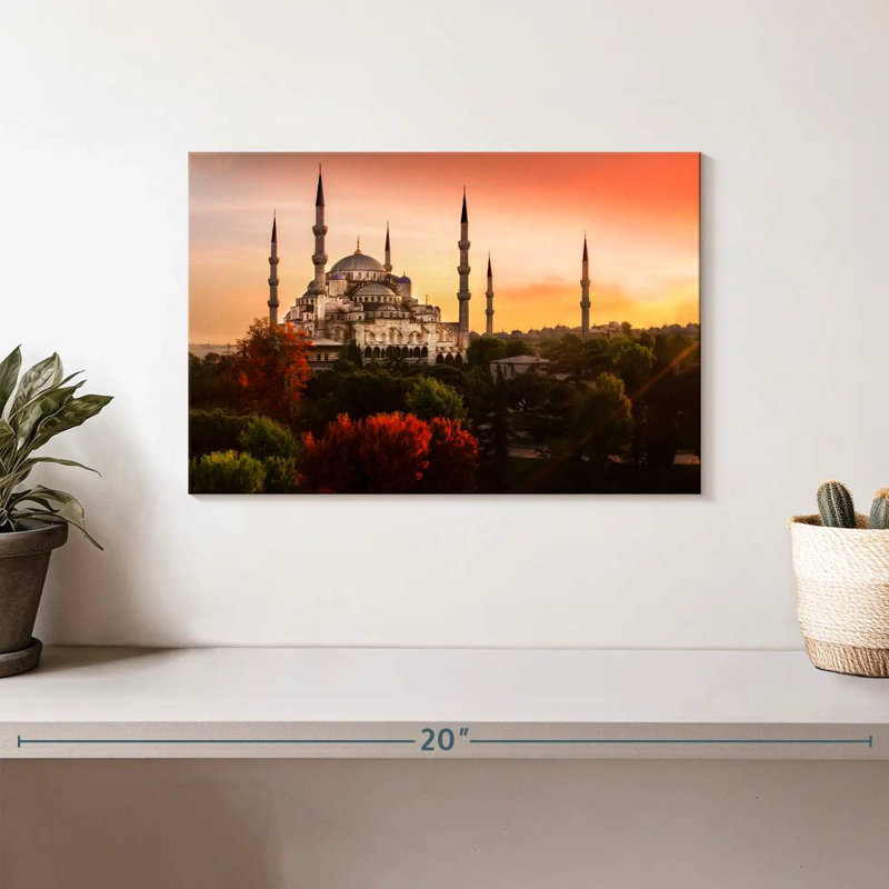 Nicci Hagia Sophia au coucher du soleil, H 8 po x l 12 po
