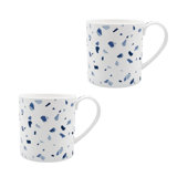 Terrazzo Azzurro Bone China Coffee Mug