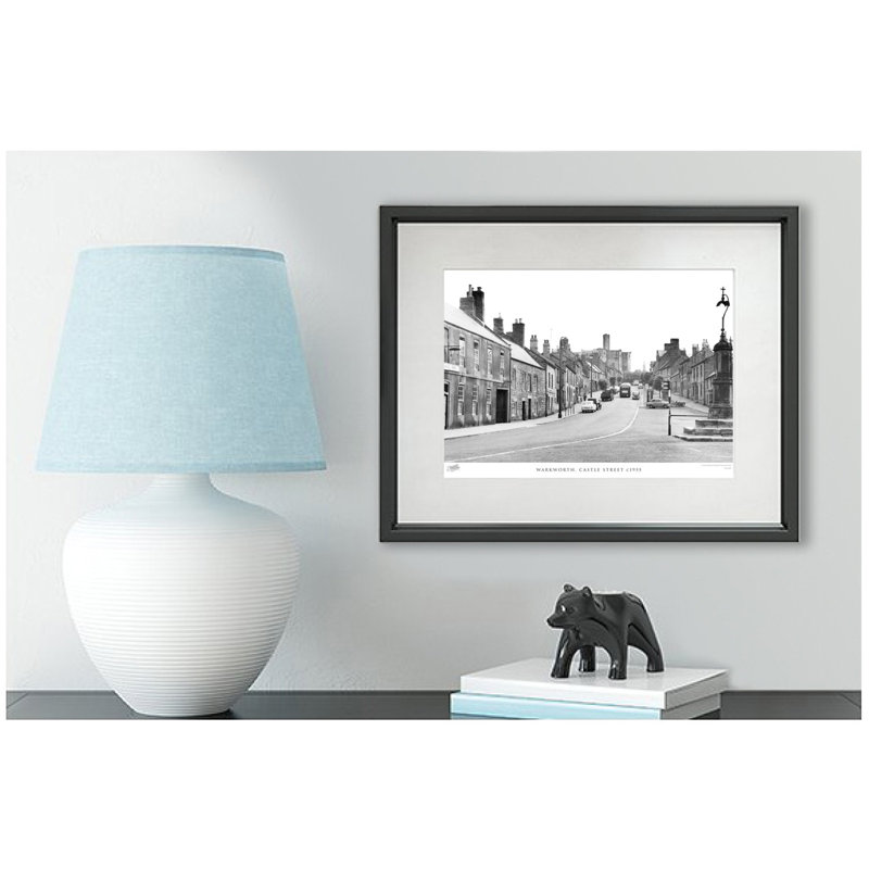 Warkworth, Castle Street C1955 - Single Picture Frame Print, 60cm H x 80cm W x 2.3cm D