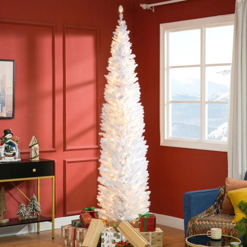 Arbre de Noël artificiel 8 pi avec 618 branches et un pied en plastique