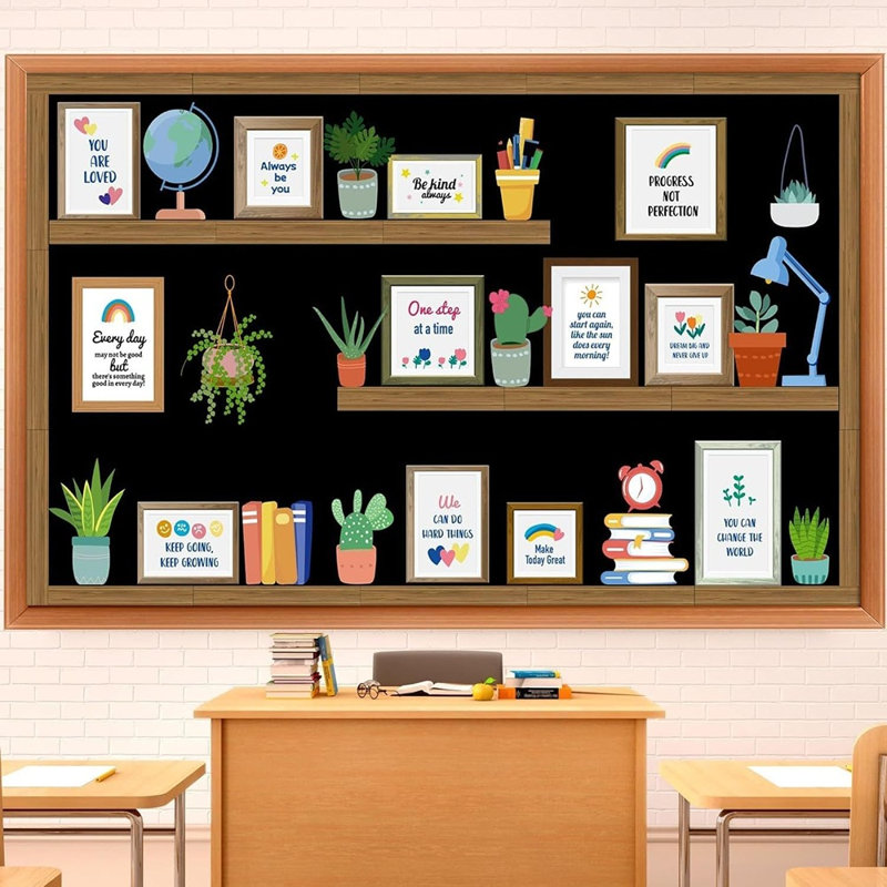 Ensemble de babillard pour bibliothèque - bibliothèque pour la rentrée scolaire
