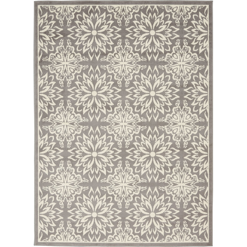 Floral Area Rug, Rectangle 160 x 221cm