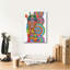 «Rainbow Giraffe» par Hello Angel, art mural sur toile-698532682