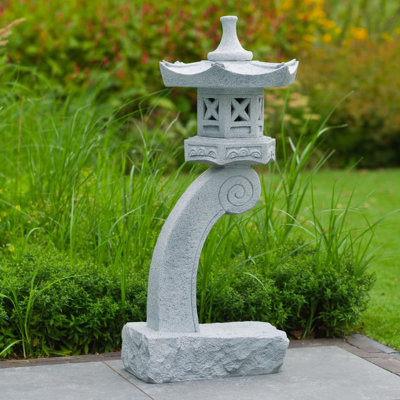 Asrar 96cm Poly-resin Garden Torch