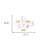 Glam Abstract Wall Decor on Metal