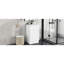 Meuble-lavabo de 18 po avec lavabo. Armoire blanche. Lavabo en céramique à finition d'empreinte digitale. Tablette de porte et tablette réglable. Meuble-lavabo peint. Surface.-4789942