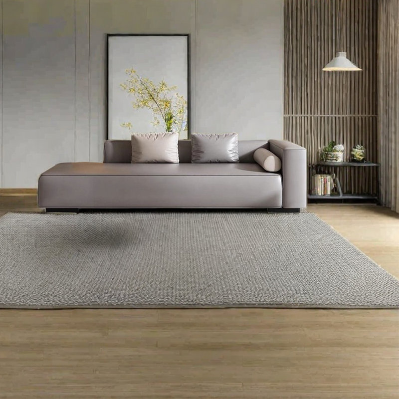 Fauteuil inclinable léger en bois massif, Gris, Orienté à droite