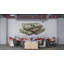 Adhésif décoratif argent, autocollant mural billets de dollar, art mural pile d'argent, décoration murale de bureau, décor de Hustle Motivation, adhésifs muraux en vinyle 246GM-590751590