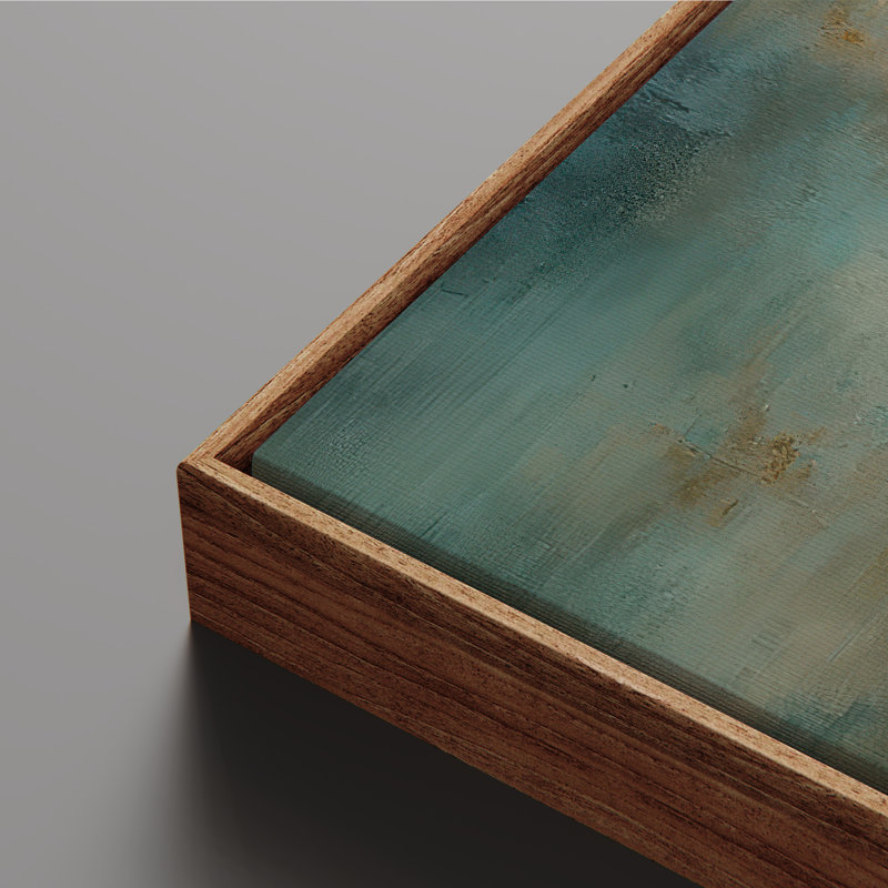 Art mural encadré sur toile, rétro muraux abstraits pour chambre à coucher, Naturel, H 36 po x l 24 po