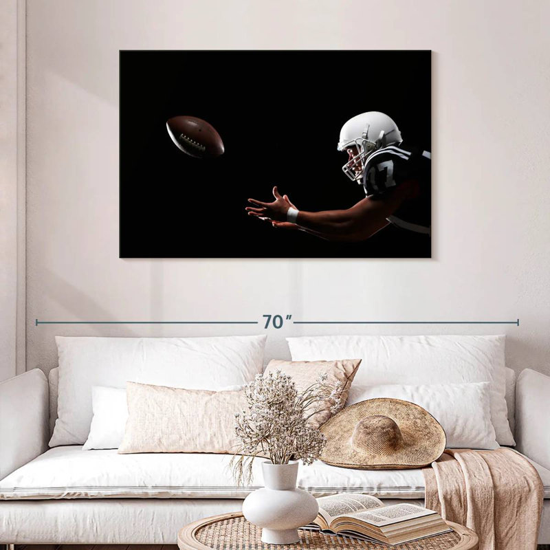 Joueur de football Sireci, H 30 po x l 45 po