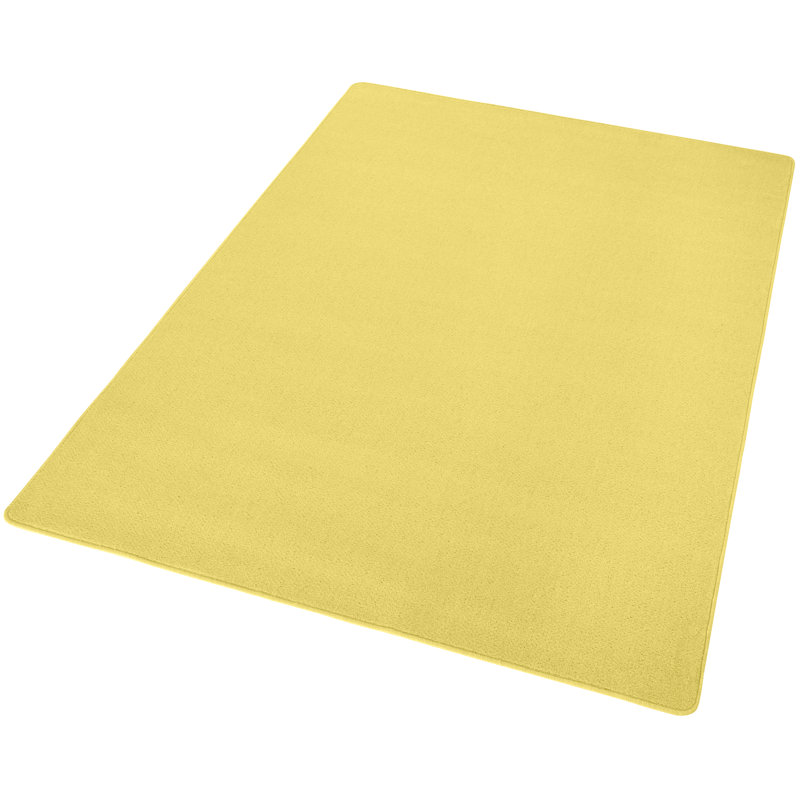 Fancy Yellow Rug, Rectangular 100 x 150cm