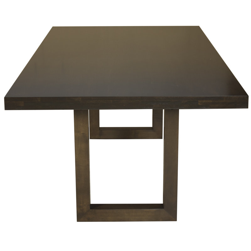 Maple Solid Wood Dining Table, Aurora, 29" H x 72" W x 42" D