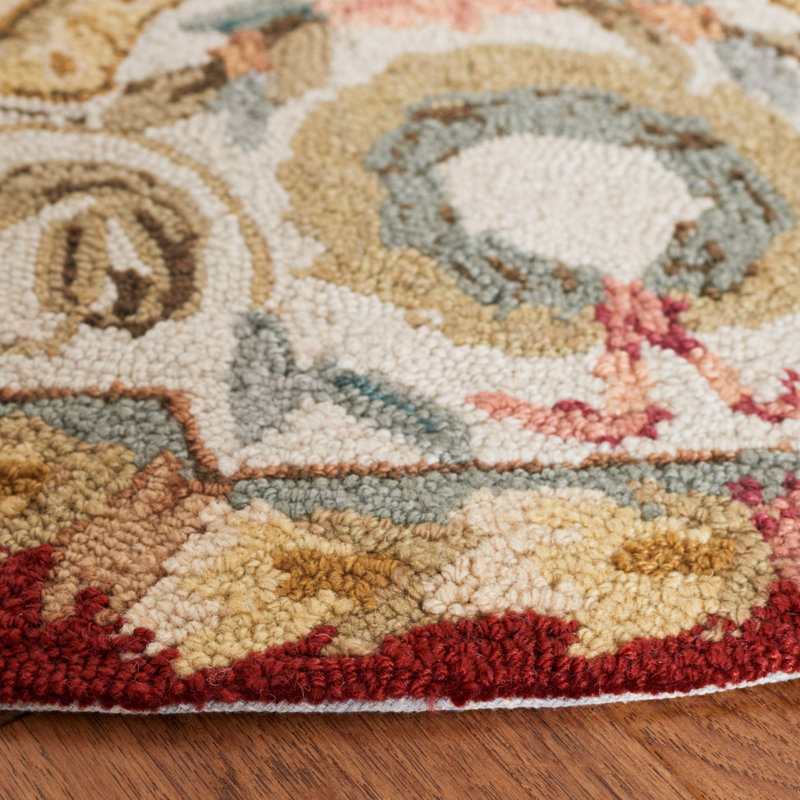 Alladin Hand Hooked Performance Oriental Rug, Round 6'