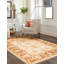 Tapis unique en laine noué à la main 6 pi 1 po x 8 pi 9 po nouvel âge Ahyanna