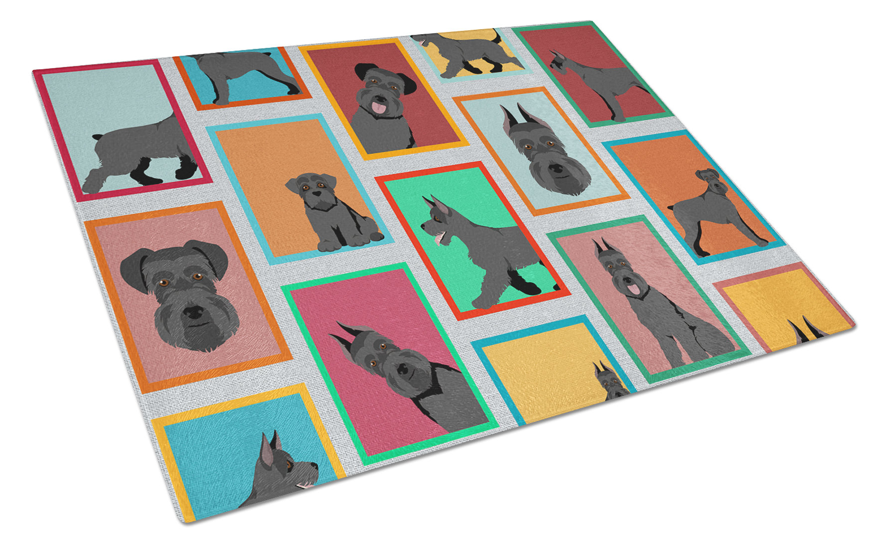 Bandiera Da Giardino Caroline Treasures Con Schnauzer – Resistente Alle Intemperie, Doppia Faccia, Tessuto Tela. Multicolore, Formato Grande.